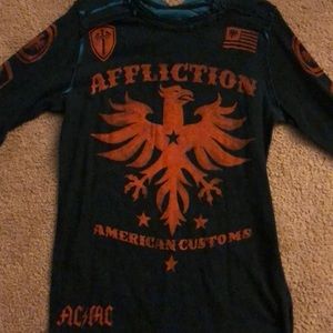 Men’s Large, reversible Affliction, long sleeve